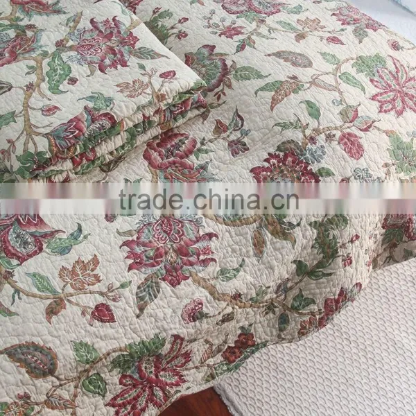 Victoria Flora Quilt ,100% Cotton photo-5