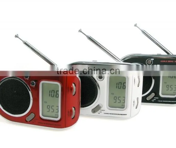 Fashionable Small FM AM SW Multiband World Receiver Radio photo-4