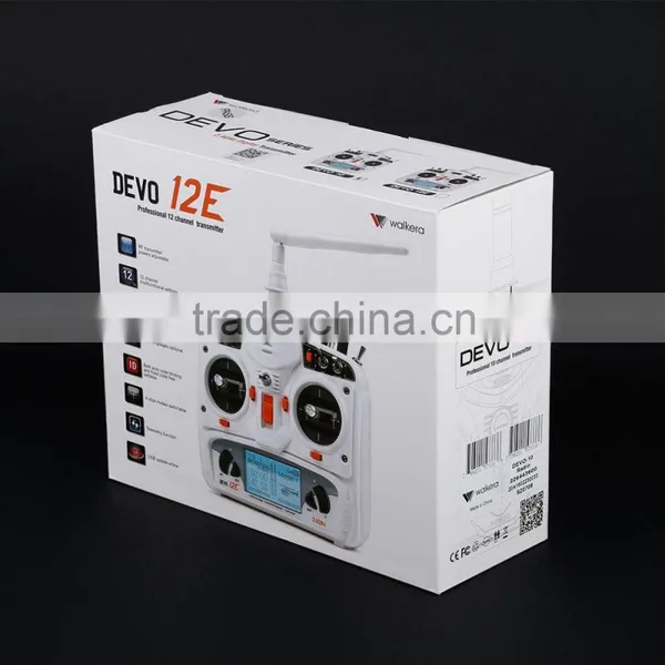 White Walkera DEVO 10 10CH 2KM 2.4Ghz Telemetry Function RC Transmitter photo-4