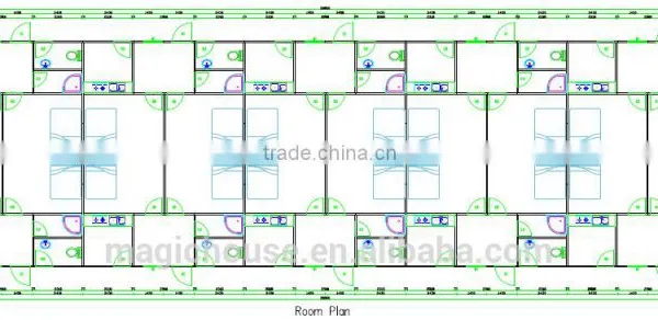 Used Prefab Dormitory/two Sloop Labor Home/single Floor Eps Dormitory Hotel photo-6