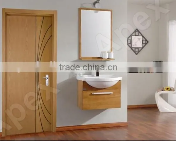 Fire Retardant Modern WPC Room Door Bathroom Door Entry Door Wood Plastic Composite photo-3