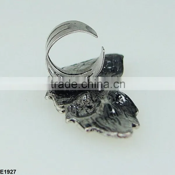 Direct Manufacturer Classic Ancient Silver Cuff Earring E1927 photo-3