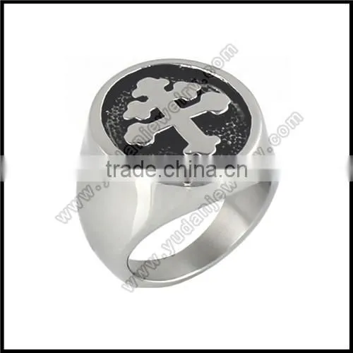 Stainless Steel Angle Skull Ring photo-2