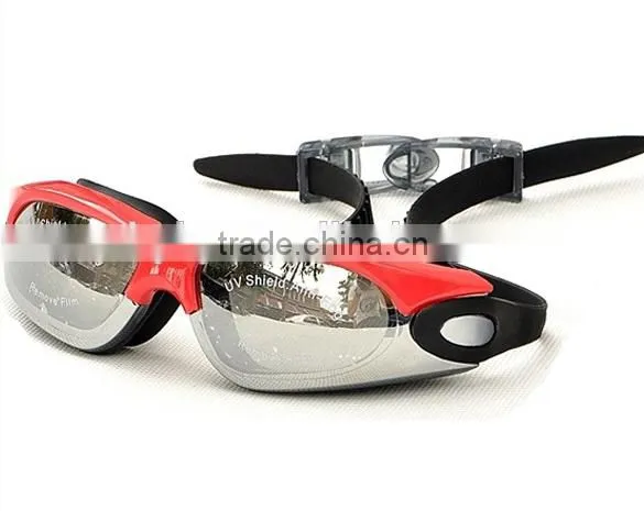 New Men Women Anti Fog Swimming Goggles Professional Electroplate photo-2
