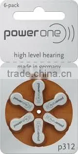 Power One Hearing Aid Battery Button Cells Zinc Air Batteries by Varta photo-4