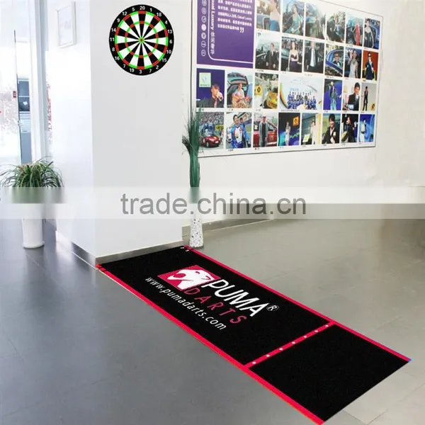 Personalized Machine Washable Dart Mat Made in China