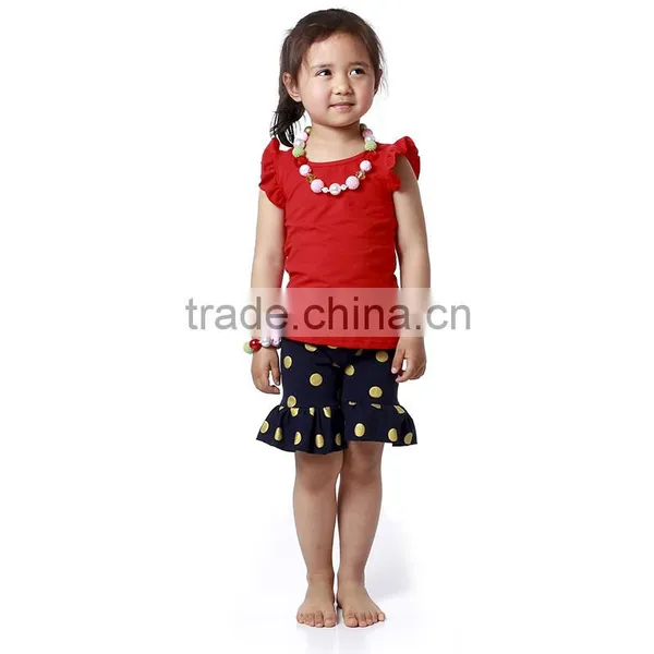 Hot Sale!! 2016 Top 100 Little Model Tank Top Dress With Pants In Set-sweet Style Designs for Girls photo-4
