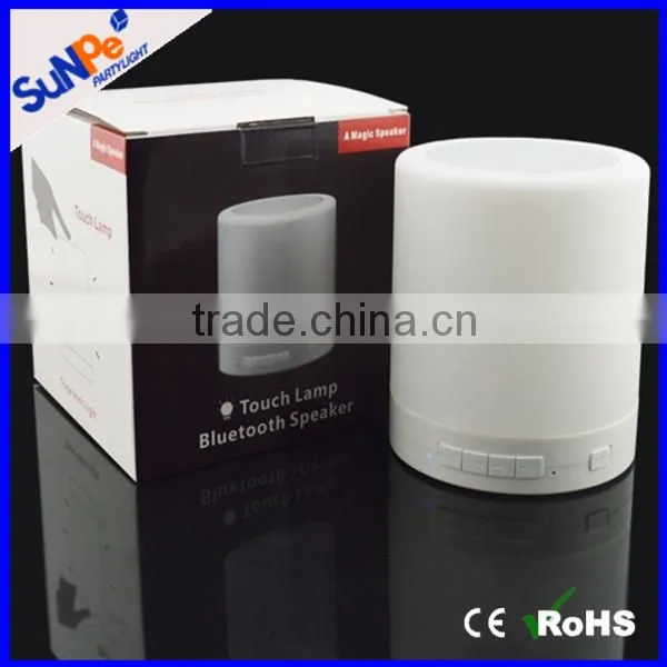 Round/Cylinder 2016 Hot Sale Product RoHs Mini Bluetooth Speaker With Subwoofer and Light photo-6