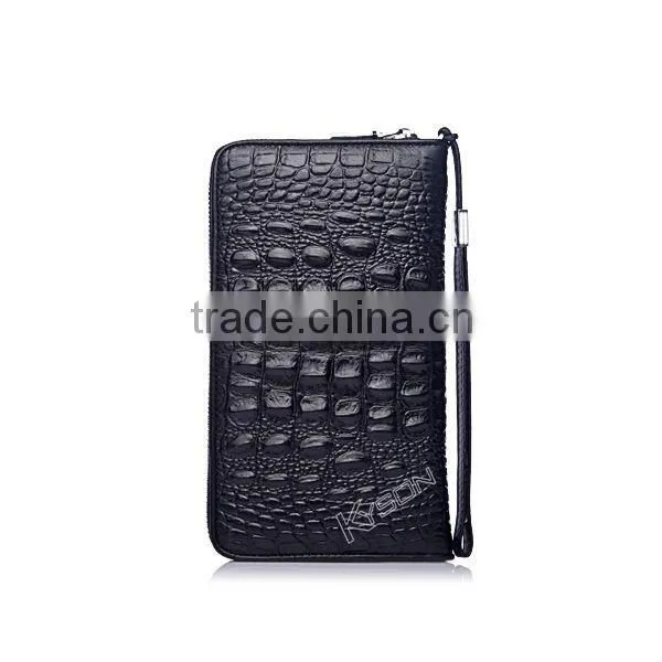 Multi Currency China Wholesale Full Grain Leather Wallet photo-6