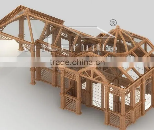 Classical Design Aluminum Sunroom/garden Greenhouse Profile photo-6