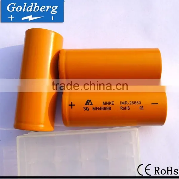 High Drain Li-ion Rechargeable Battery 3500mAh 3.7V MNKE IMR 26650 Battery photo-3
