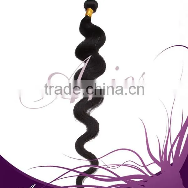 Brazilian Human Remy Hair Extensions Unprocessed Weft Body Wave Weave photo-2