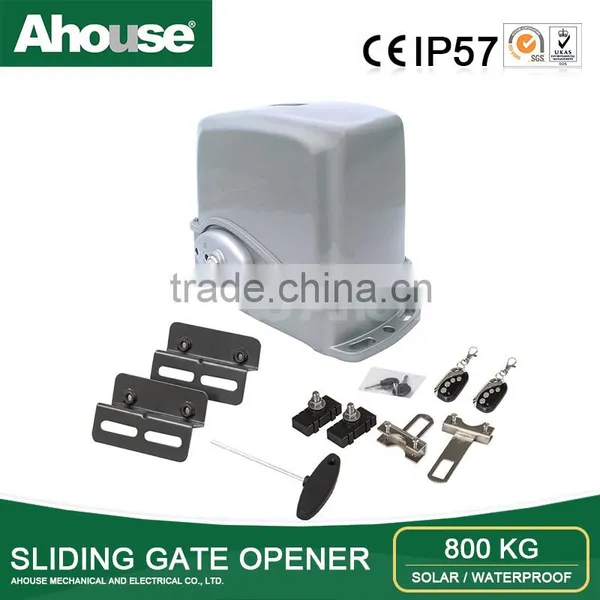 Ahouse Sliding Gate Opener /DC24V/800KG/electronic and Solar System