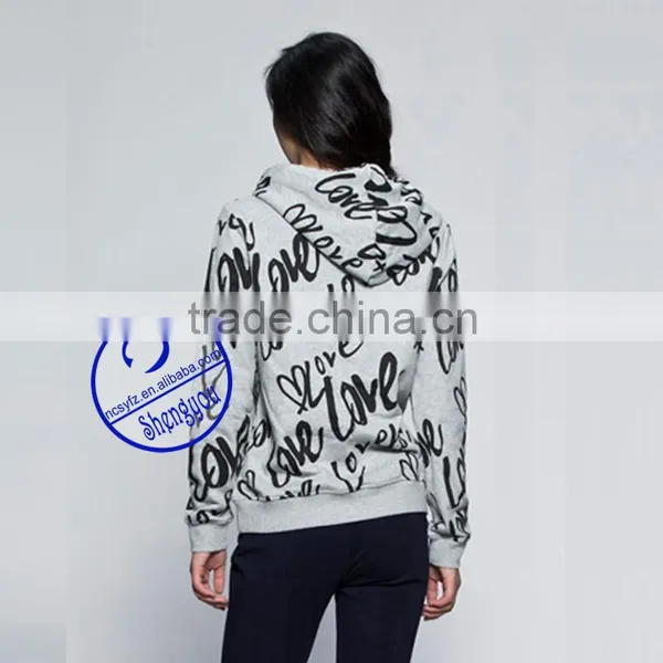High Quality Custom Women Full Printed Hoodies photo-3