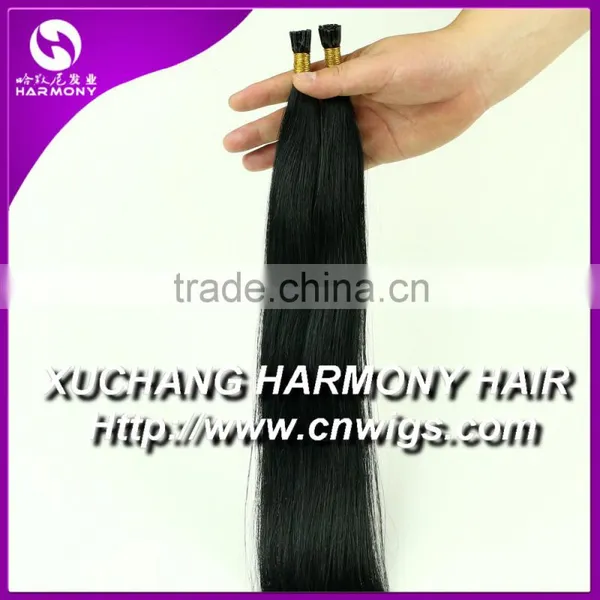 GREAT QUALITY European i Tip Human Hair Extension Pre Bonded photo-3