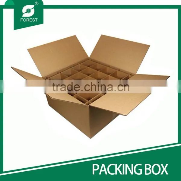 GLASS BOTTLE CARRIER BOX WITH SEPARATIONS Quality Choice photo-4