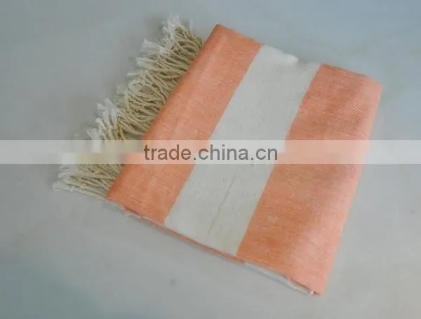 100% Cotton Turkish Towel Bath Hamam Fouta Peshtemal Pestemal Towel photo-2