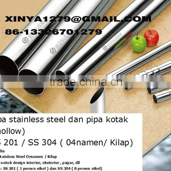 304 Square Tube-ornament Pipe-ERW Pipe photo-3