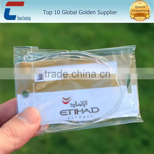 Custom printing luggage tag loop strap