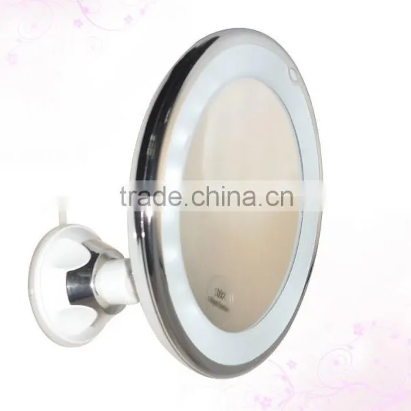 Make up Mirror LED Wall Mounted Swivel Mirror Lighted Bathroom Mirror photo-5