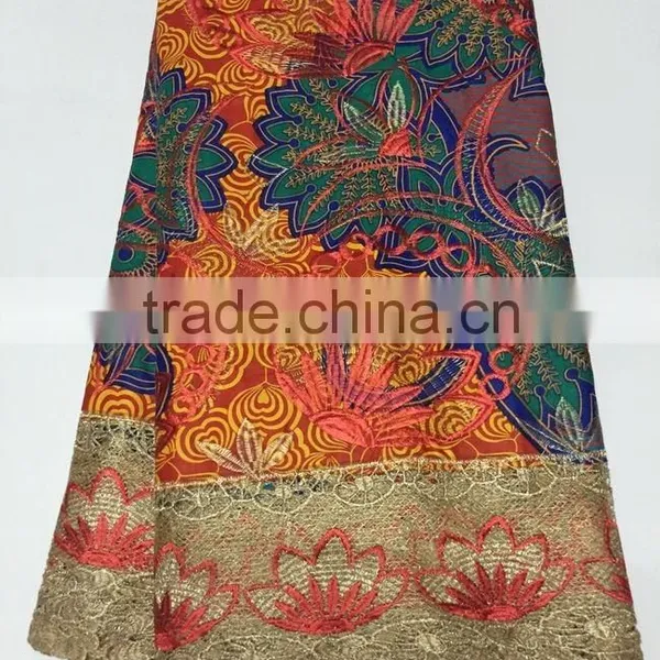 CL60012 2016 New Coming Fashion Hot Sale Nice Lace Designs With Wax Fabric French Lace photo-5