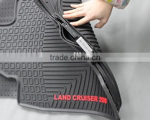 OEM/ODM 3D Rubber PVC Auto Car Floor Mats For TOYOTA LAND CRUISER photo-3