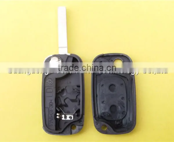 Hot Sell Renault 2 Button Remote Car Key Shell Flip Key Cover Case photo-6