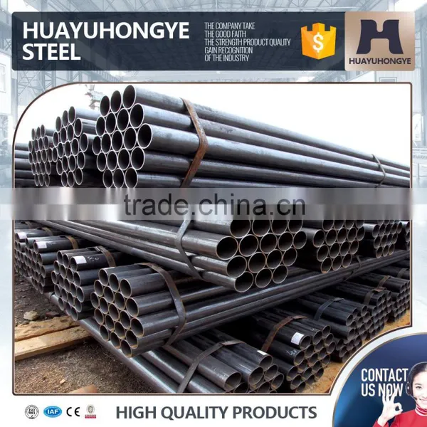 26mm 2.0mm Construction Round Section Black Longitudinal Welded Pipe photo-5