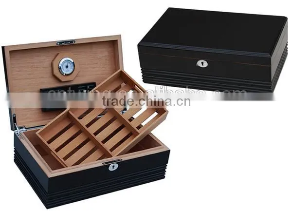 Handmade Electric Spanish Cedar Cigar Humidor for 100 Cigars,humidor Cigar Watch Box photo-2