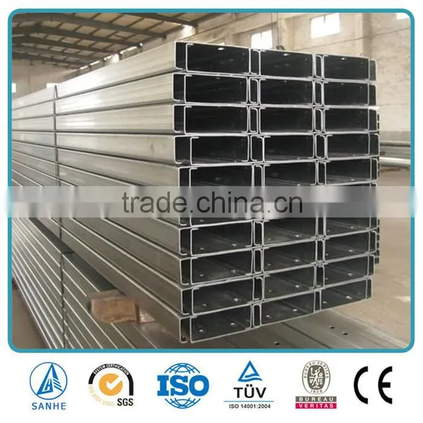 C Channel Steel Price Galvanized C Purlins