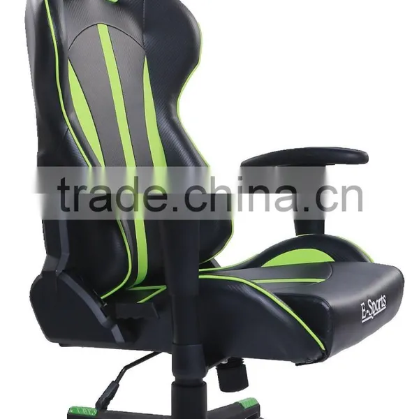 Hot Sell Fashionable New Style Recline Office Chair With PU Leather/white and Black High Quality Racing Sport Seat Office Chair