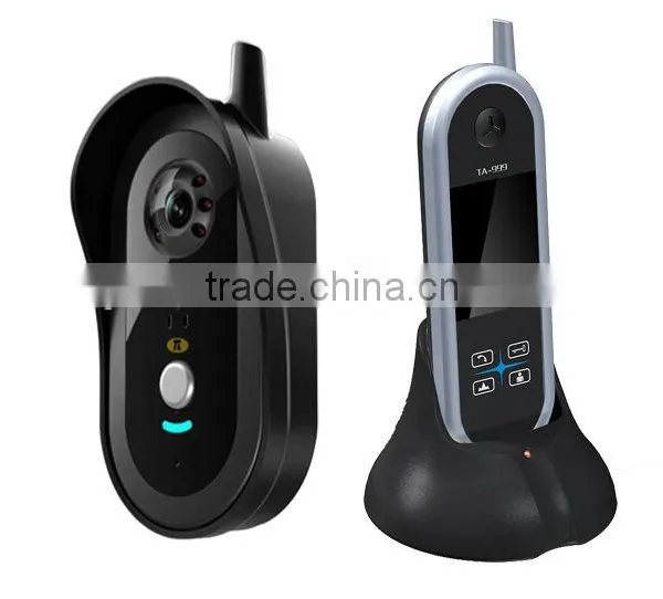 2013 hot wireless multicolor video door phone with touch screen