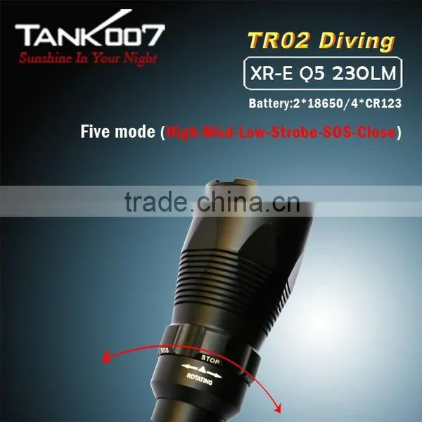 T6061 Aluminum High Power Guidesman LED Flashlight TR02 photo-4