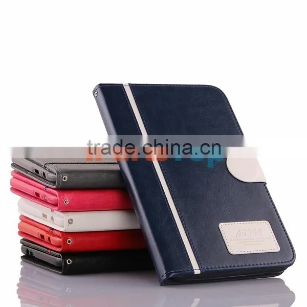 Wholesale Colored Leather Case For Lenovo IdeaTab A3300 A7-30 Flip Cover TPU Protective Case photo-2
