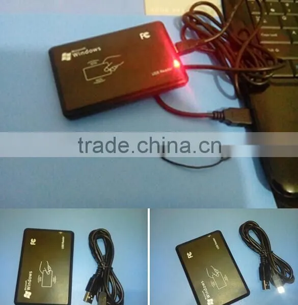 Hot Sale Fast in Reading EM-ID or IC Card 125khz Rfid Desktop Reader With Usb photo-3
