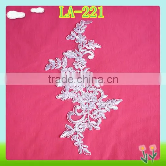 Wholesale Custom Lace Applique ,bridal Lace Applique