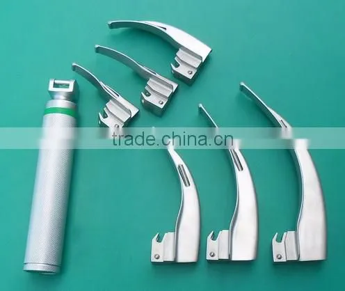 Fiber Optic Macintosh Laryngoscope Six Blade Set photo-2