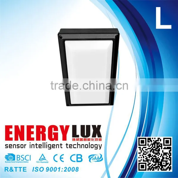 E-L30 18W Led Bulkhead Light With Microwave Sensor Outdoor Wall Lamp