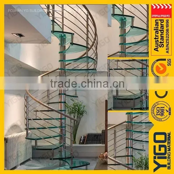 Spiral Glass Staircase Design 9002-4 photo-5