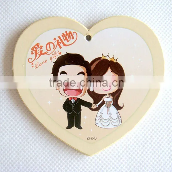 Heart Shaped Paper Tags for Wedding Decoration