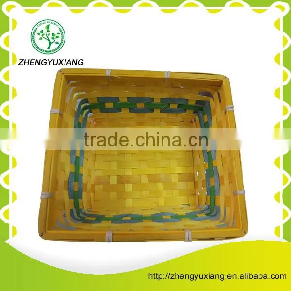 Rectangle Bamboo Vegetable Basket photo-3