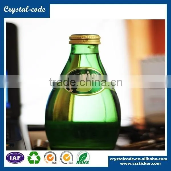 Customized Cheap Blank Champagne Plastic Juice Bottle Label photo-3