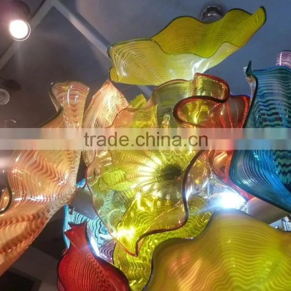 Hand Blown Glass Chandelier Decoration XO-20150618 Modern Glass Chandelier From Famous Chinese Glass Artist Mr Ou LianHua photo-2