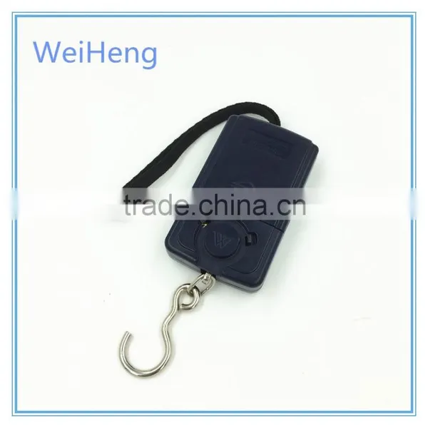WeiHeng 45kg/110lb Hot Sale Mini Fishing Hanging Digital Luggage Scale With Hook photo-3