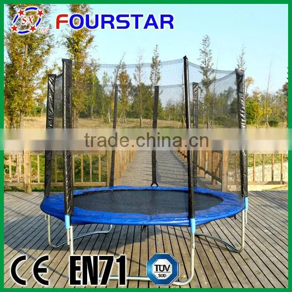 8FT 244cm Black Jumping Trampoline With Shoe Bags photo-4