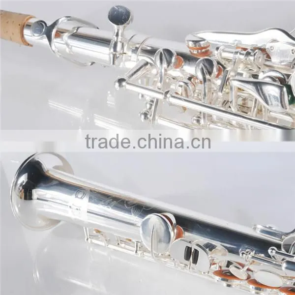 YSS-301106S / Cupid Professional China Silver Plated Sax Soprano Saxophone photo-3
