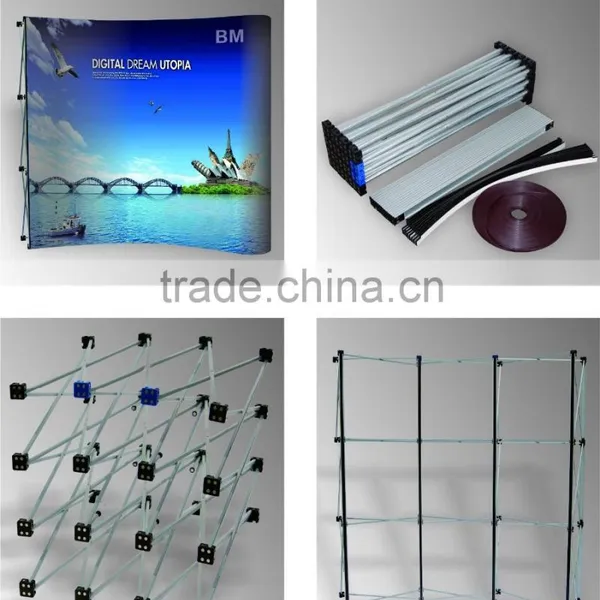 Luxury Four Magnets Pop up Backdrop Display Screen, Pop up Stand, Display Stand. photo-5
