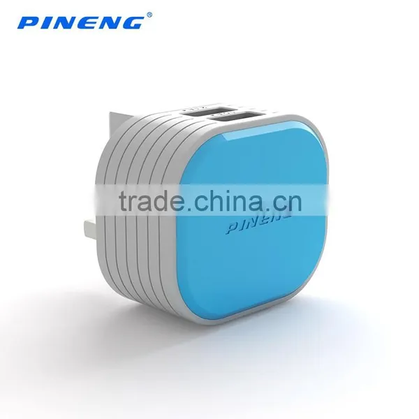 PINENG PN-501 UK Standard Adapter With Dual USB photo-3