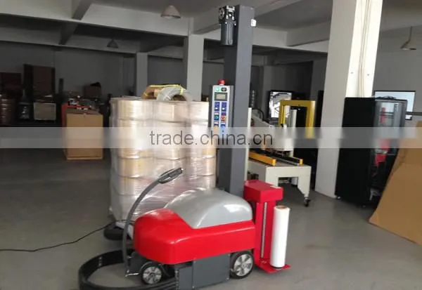 Rechargeable Automatic Robot Pallet Wrapping Machine photo-4
