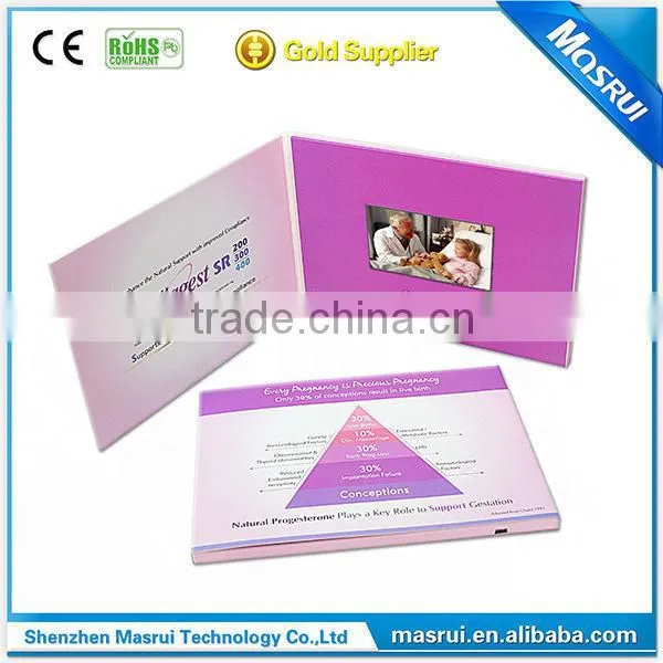 Paper Cover LCD Screen Video Message Card photo-4
